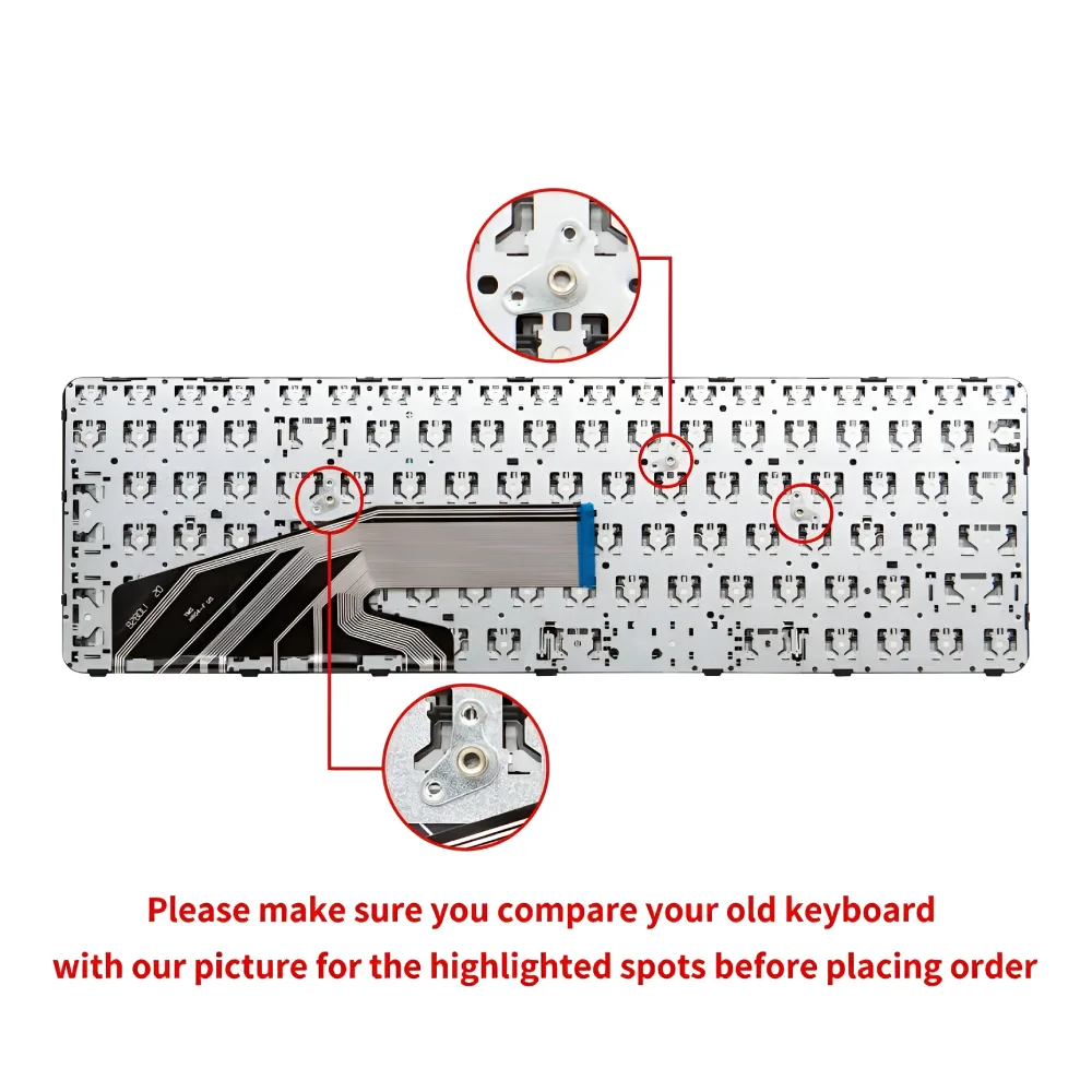Teksus Laptop Keyboard For HP Probook 450 G3 view 3